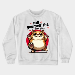 Call Yourself Fat : I Dare You Crewneck Sweatshirt